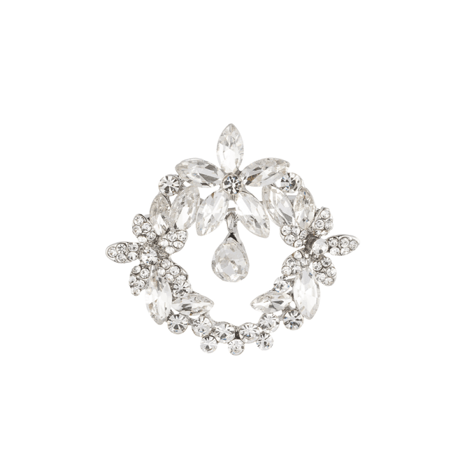 Hovedbilde Crystal Halo Drop Brooch